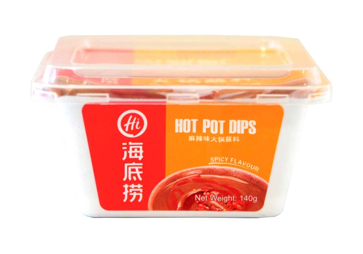 Salsa intingolo piccante per Hot Pot cinese Haidilao 140 g. Salsa intingolo piccante per Hot Pot cinese Haidilao 140 g.